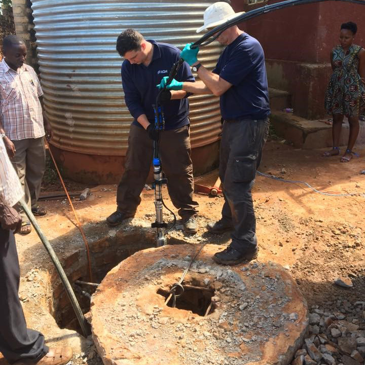 AGM Engineers make easy access to water possible in Ugandan School