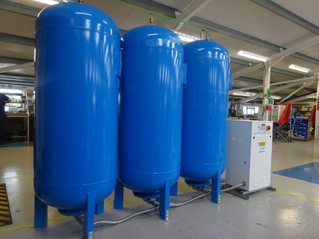 AGM install Aquatech Pressmain pressurisation unit with 750 litre spill vessels built for cargo terminal at main London Airport